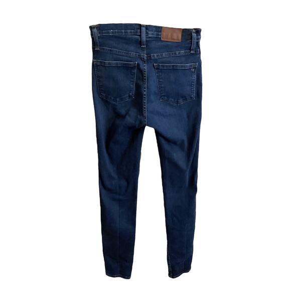 Madewell Jeans High-Rise Skinny Hayes Wash Sz 25 Stretch Cotton Poly Elastane - Picture 9 of 11